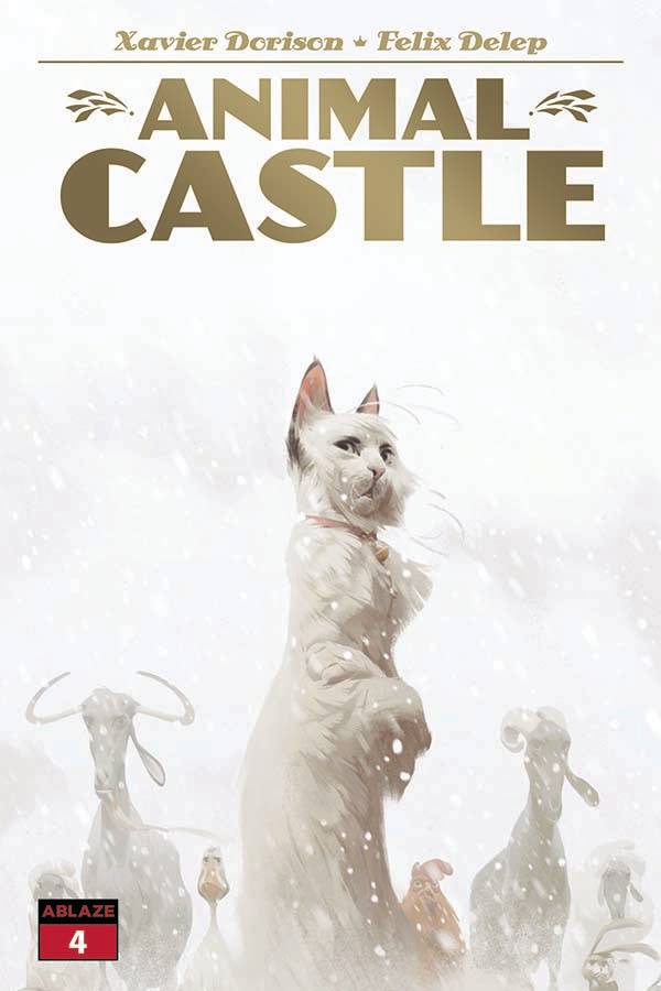 ABLAZE COMIC BOOK VF/NM ANIMAL CASTLE #4 CVR A DELEP WINTER ANIMALS (MR)