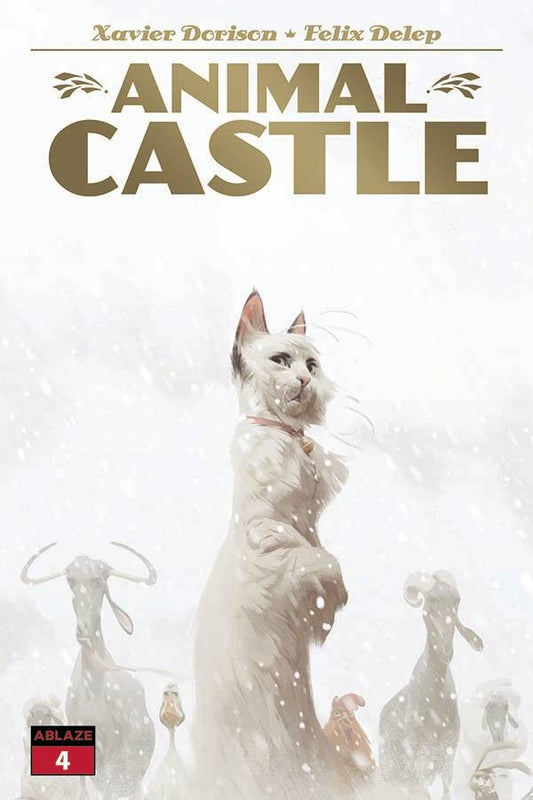 ABLAZE COMIC BOOK VF/NM ANIMAL CASTLE #4 CVR A DELEP WINTER ANIMALS (MR)