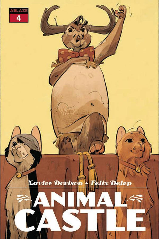 ABLAZE COMIC BOOK VF/NM ANIMAL CASTLE #4 CVR B DELEP PRETEND SILVIO VARIANT(MR)
