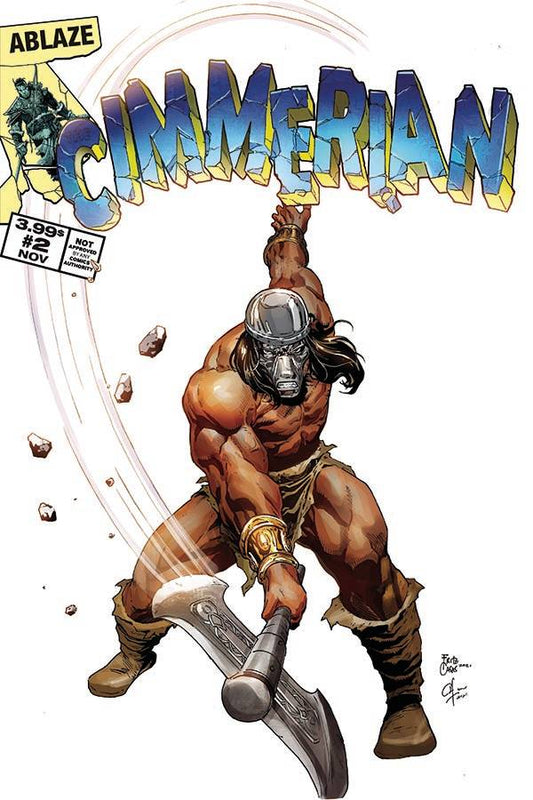ABLAZE COMIC BOOK VF/NM CIMMERIAN BEYOND THE BLACK RIVER #2 CVR D CASAS (MR)