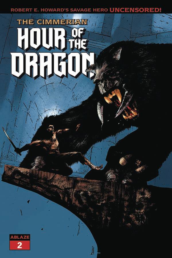 ABLAZE COMIC BOOK VF/NM CIMMERIAN HOUR OF DRAGON #2 CVR A DELL EDERA (MR)