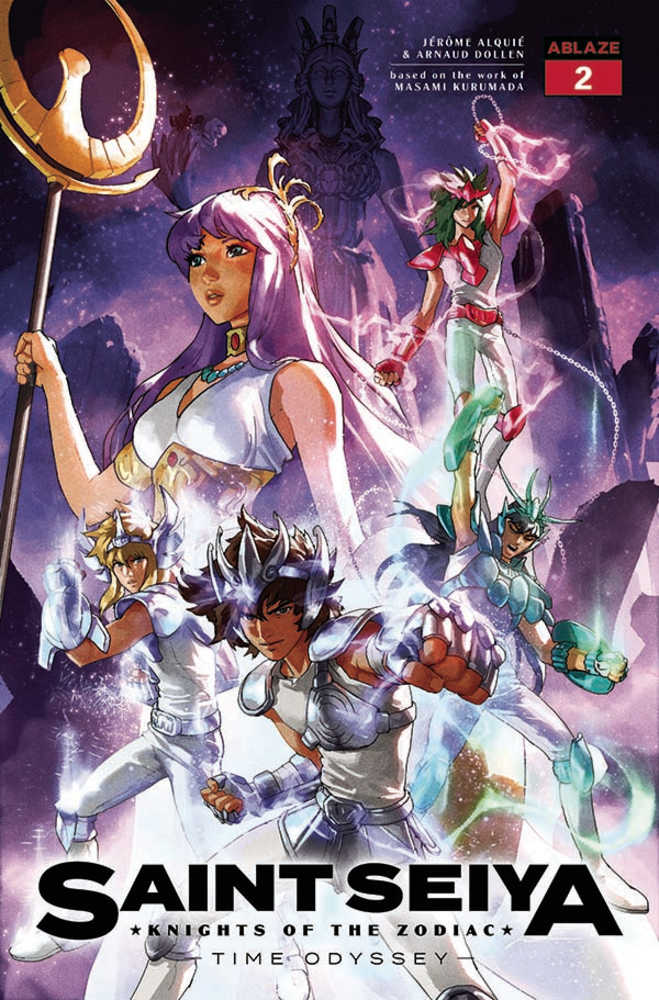 ABLAZE PUBLISHING COMIC BOOK Saint Seiya Knights Of Zodiac Time Odyssey #2 Cover A Parel