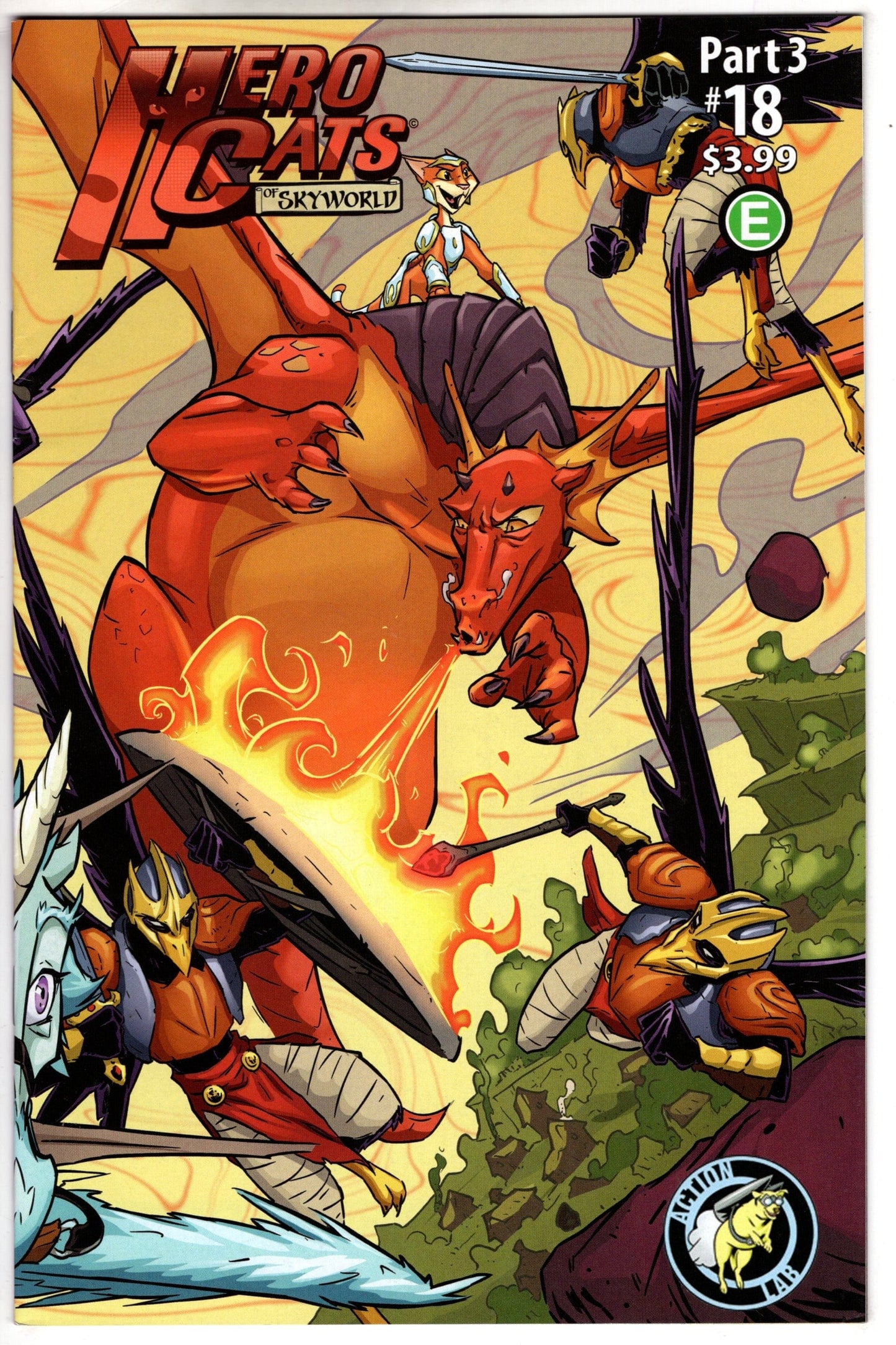 ACTION LAB ENTERTAINMENT HERO CATS #18 SKYWORLD