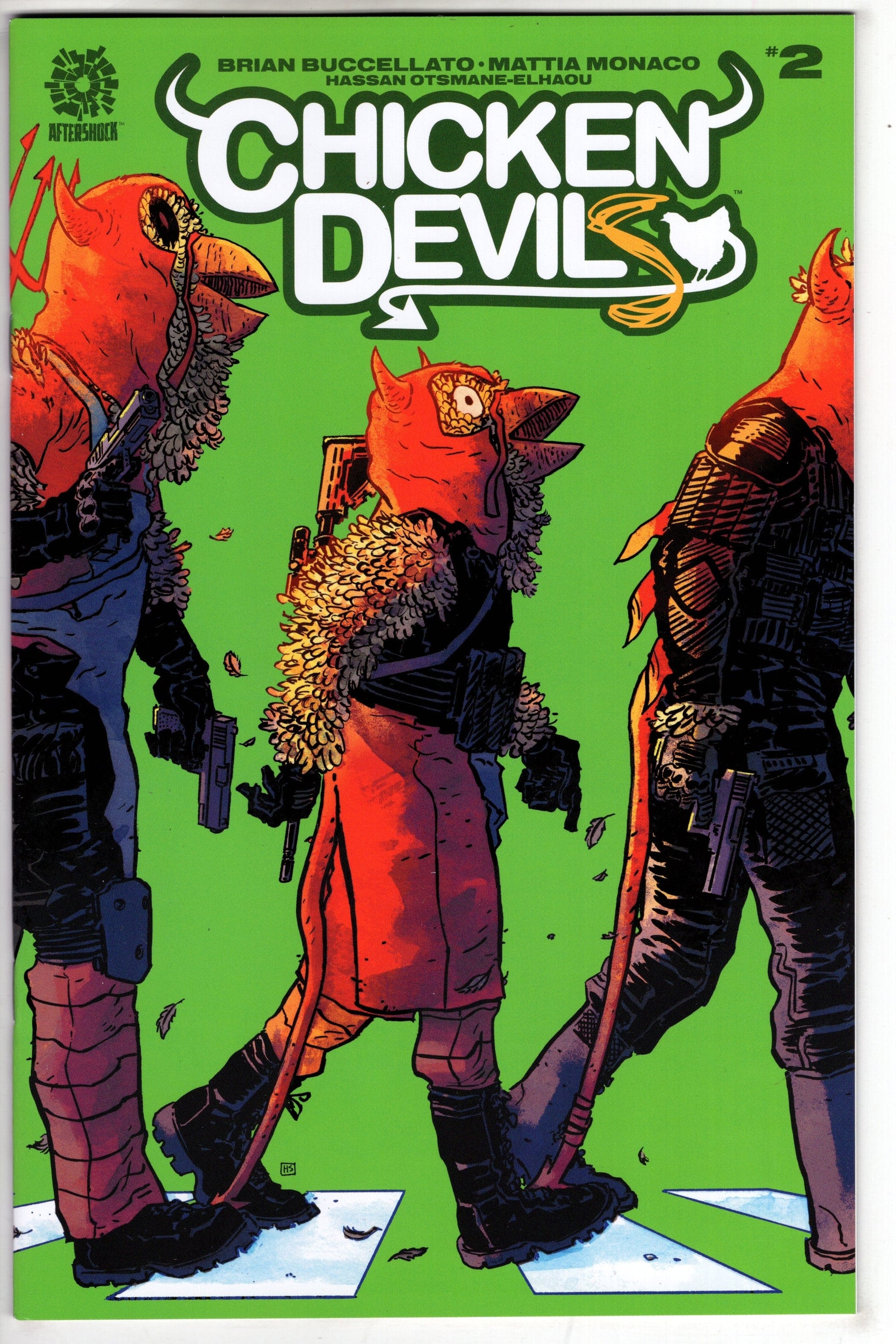 AFTERSHOCK COMICS COMIC BOOK Chicken Devils #2 Cover A Sherman