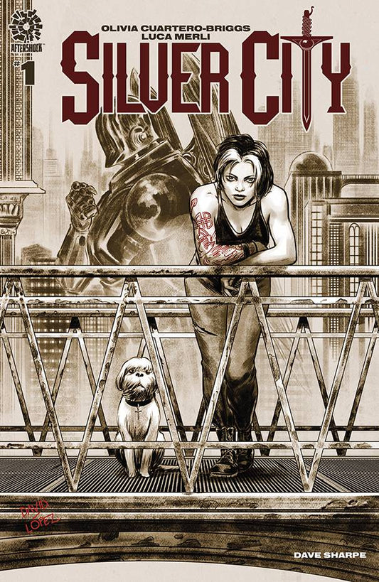 AFTERSHOCK COMICS COMIC BOOK SILVER CITY #1 VARIANT