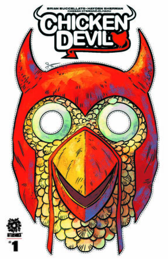 AFTERSHOCK COMICS COMIC BOOKS CHICKEN DEVIL #1 CVR C MASK VARIANT
