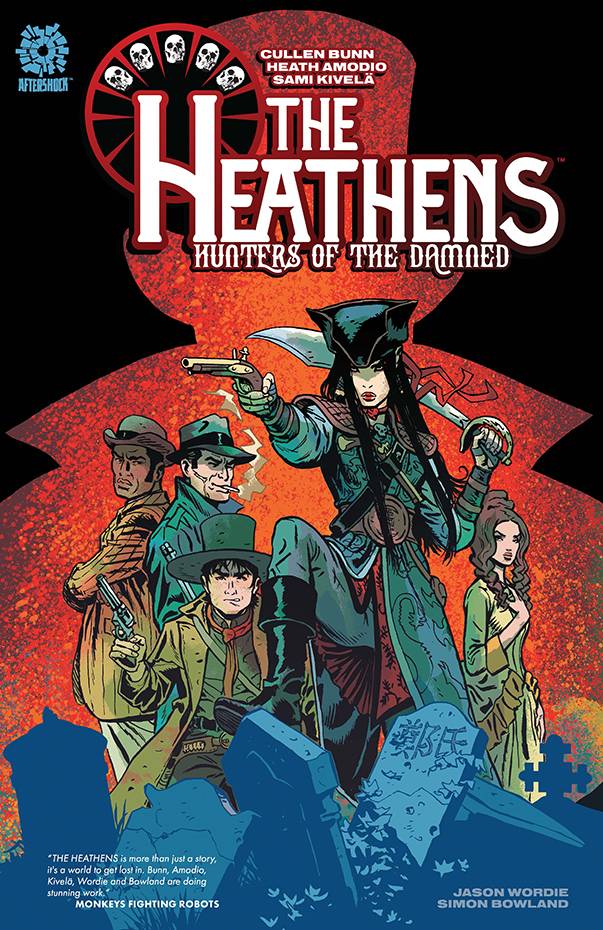 AFTERSHOCK COMICS trade HEATHENS HUNTERS OF THE DAMNED TP