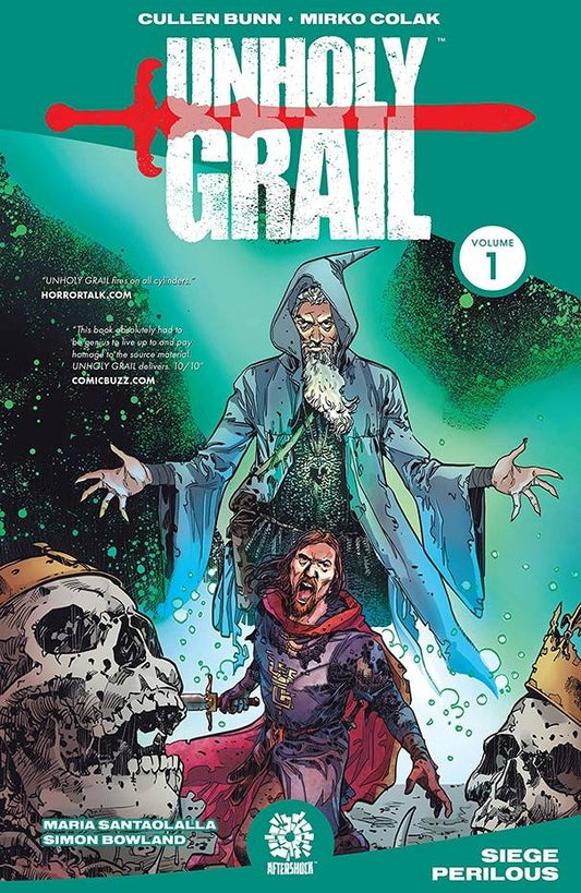 AFTERSHOCK COMICS TRADE UNHOLY GRAIL TP VOL 01