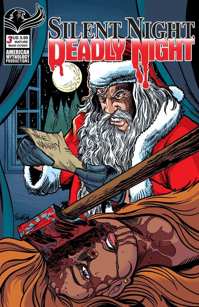 AMERICAN MYTHOLOGY PRODUCTIONS COMIC BOOK Silent Night Deadly Night #3 Main Cover A Hasson (Mature)