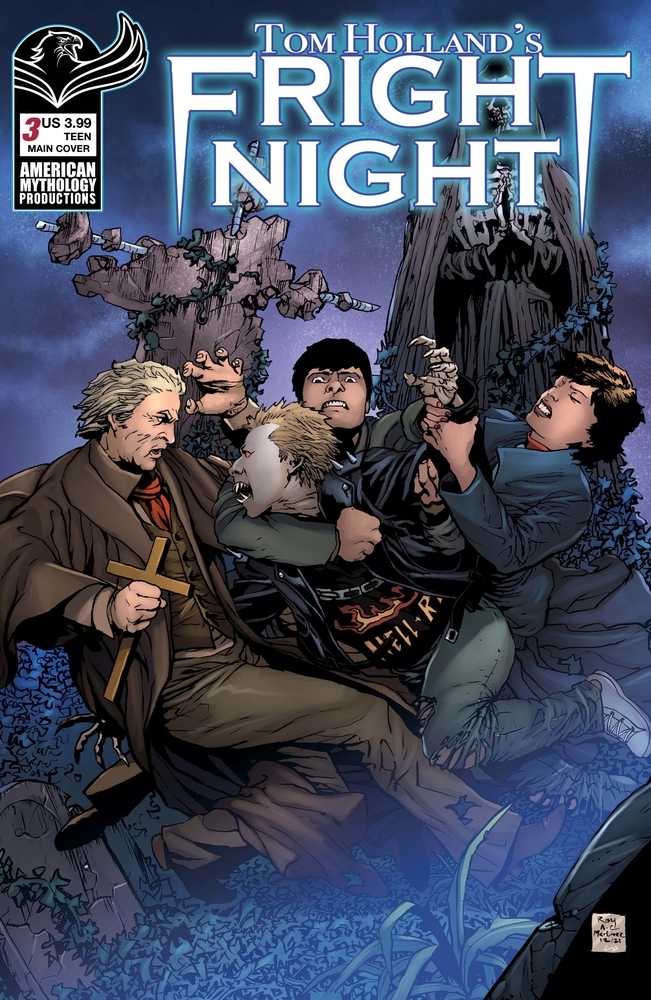 AMERICAN MYTHOLOGY PRODUCTIONS COMIC BOOK Tom Hollands Fright Night #3 Cover A Martinez