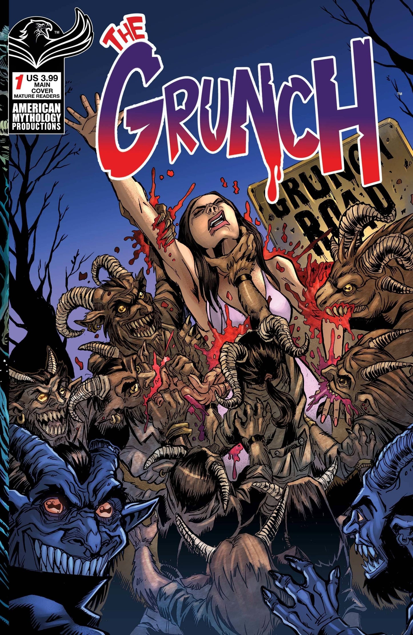 AMERICAN MYTHOLOGY PRODUCTIONS COMIC BOOK VF/NM THE GRUNCH WELCOME TO THE BRUDDERHOOD #1 CVR A CALZADA (MR)