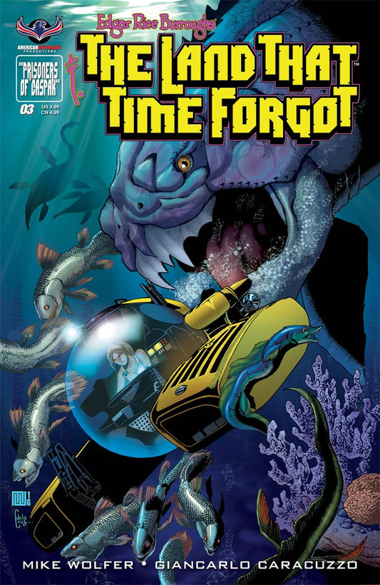 AMERICAN MYTHOLOGY PRODUCTIONS ERB LAND THAT TIME FORGOT #3 MAIN CVR