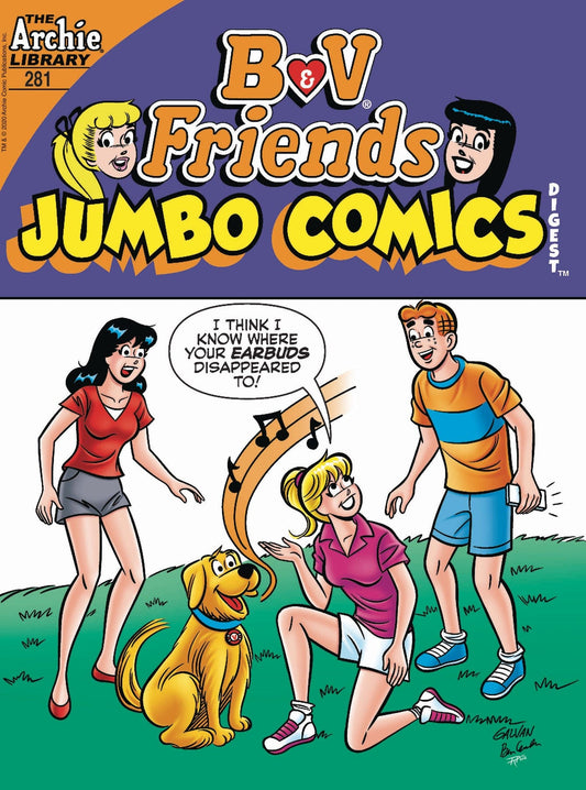 ARCHIE COMIC PUBLICATIONS KIDS B & V FRIENDS JUMBO COMICS DIGEST #281