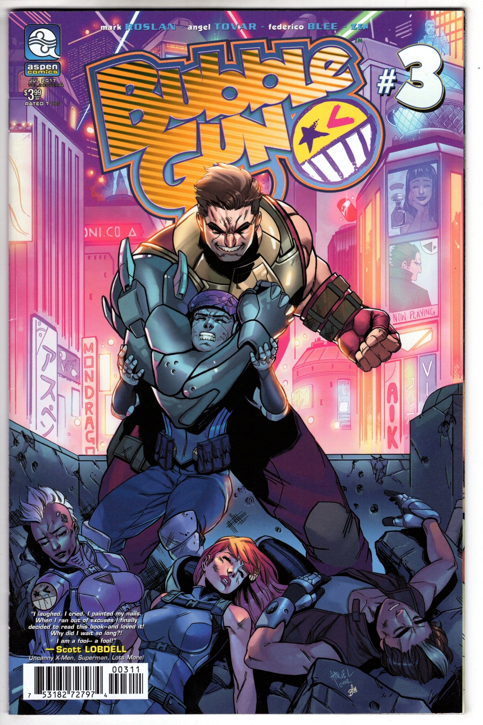 ASPEN MLT INC BUBBLEGUN VOL 2 #3 CVR A TOVAR