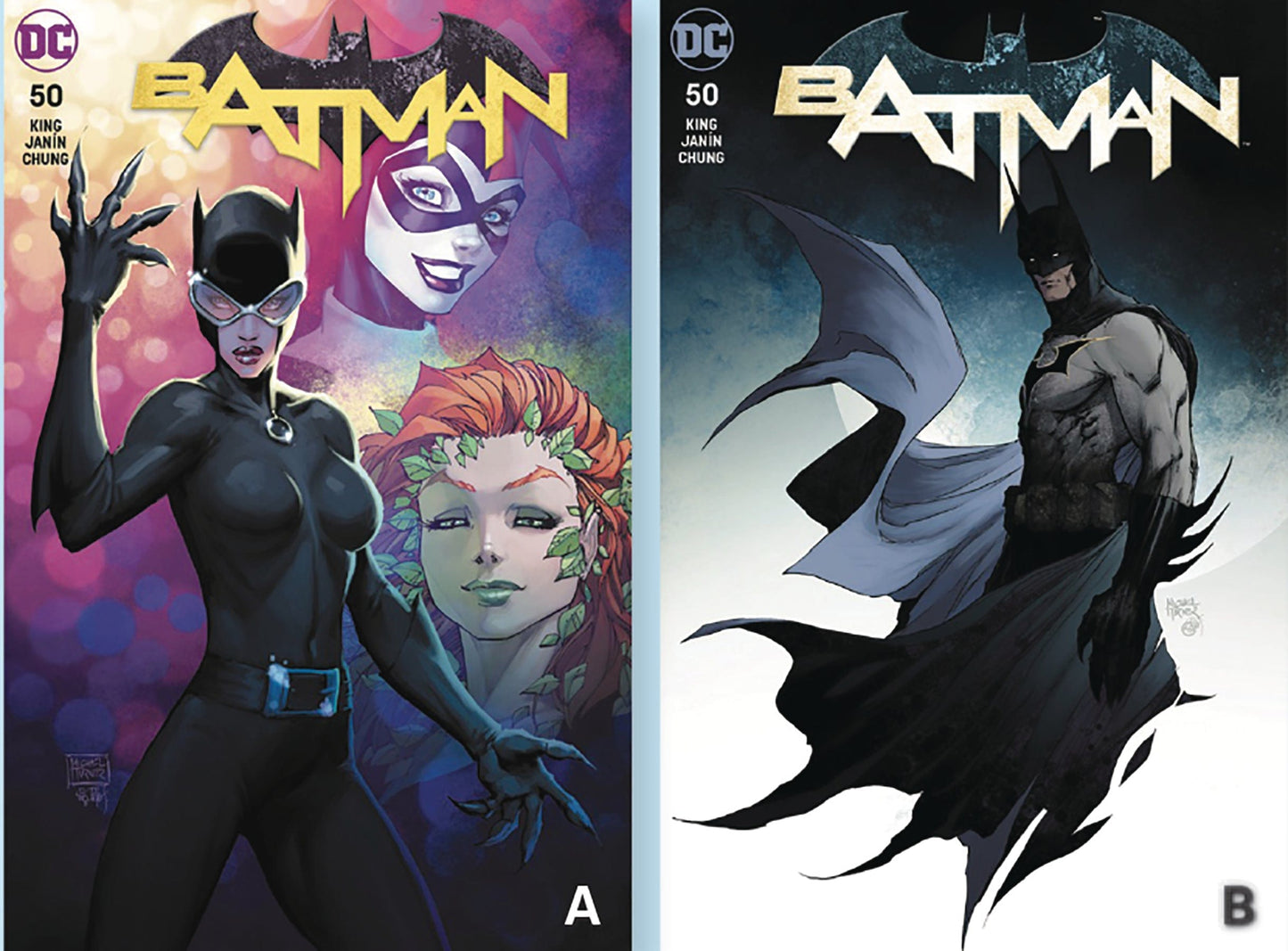 ASPEN MLT INC COMIC BOOK BATMAN #50 MICHAEL TURNER CVR A & B SET