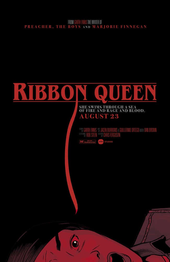 AWA COMIC BOOK Ribbon Queen #2 (Of 8) Cover C Chris Ferguson & Jacen Burrows Horror Homage Variant (Mature)