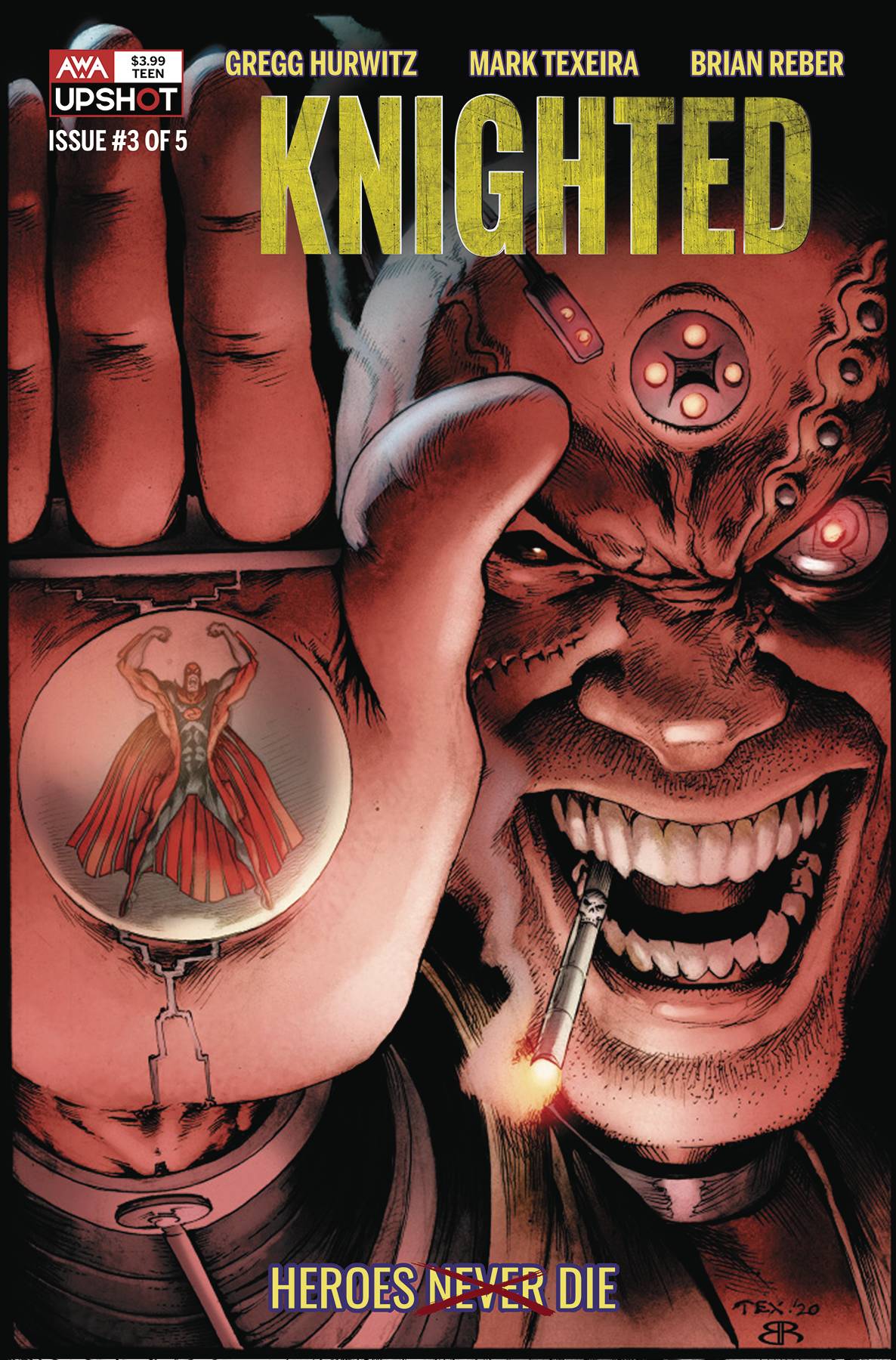 AWA STUDIOS COMIC BOOK VF/NM KNIGHTED #3 (OF 5)
