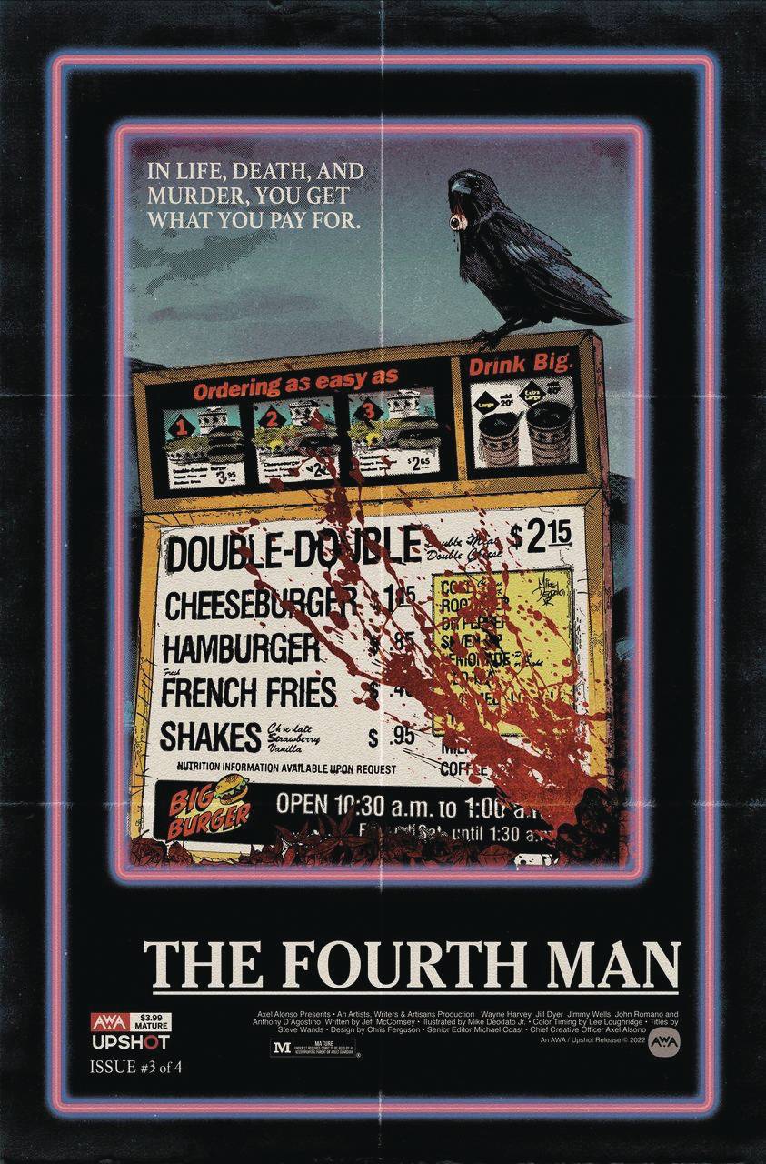 AWA STUDIOS COMIC BOOKS VF/NM FOURTH MAN #3 (OF 4) (MR)