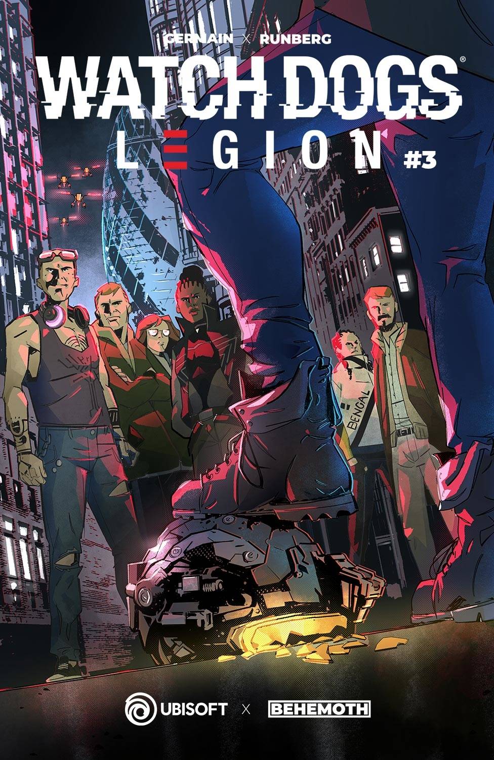 BEHEMOTH COMICS Comics WATCH DOGS LEGION #3 (OF 4) CVR B MASSAGGIA (MR)