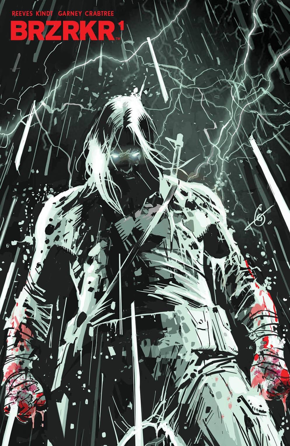 BOOM! STUDIOS COMIC BOOK BRZRKR (BERZERKER) #1 2ND PTG FOIL GARNEY (MR)