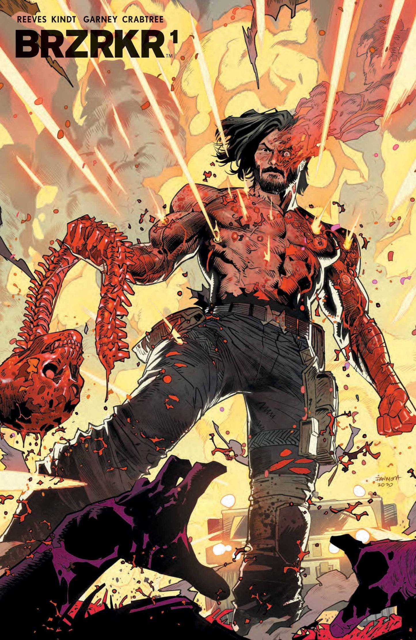 BOOM! STUDIOS COMIC BOOK BRZRKR (BERZERKER) #1 3RD PTG FOIL MORA