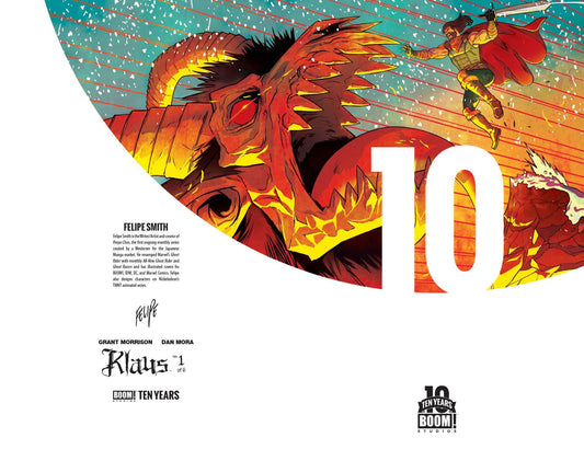 BOOM! STUDIOS COMIC BOOK KLAUS #1 10 COPY INCV 10 YEARS SMITH VAR