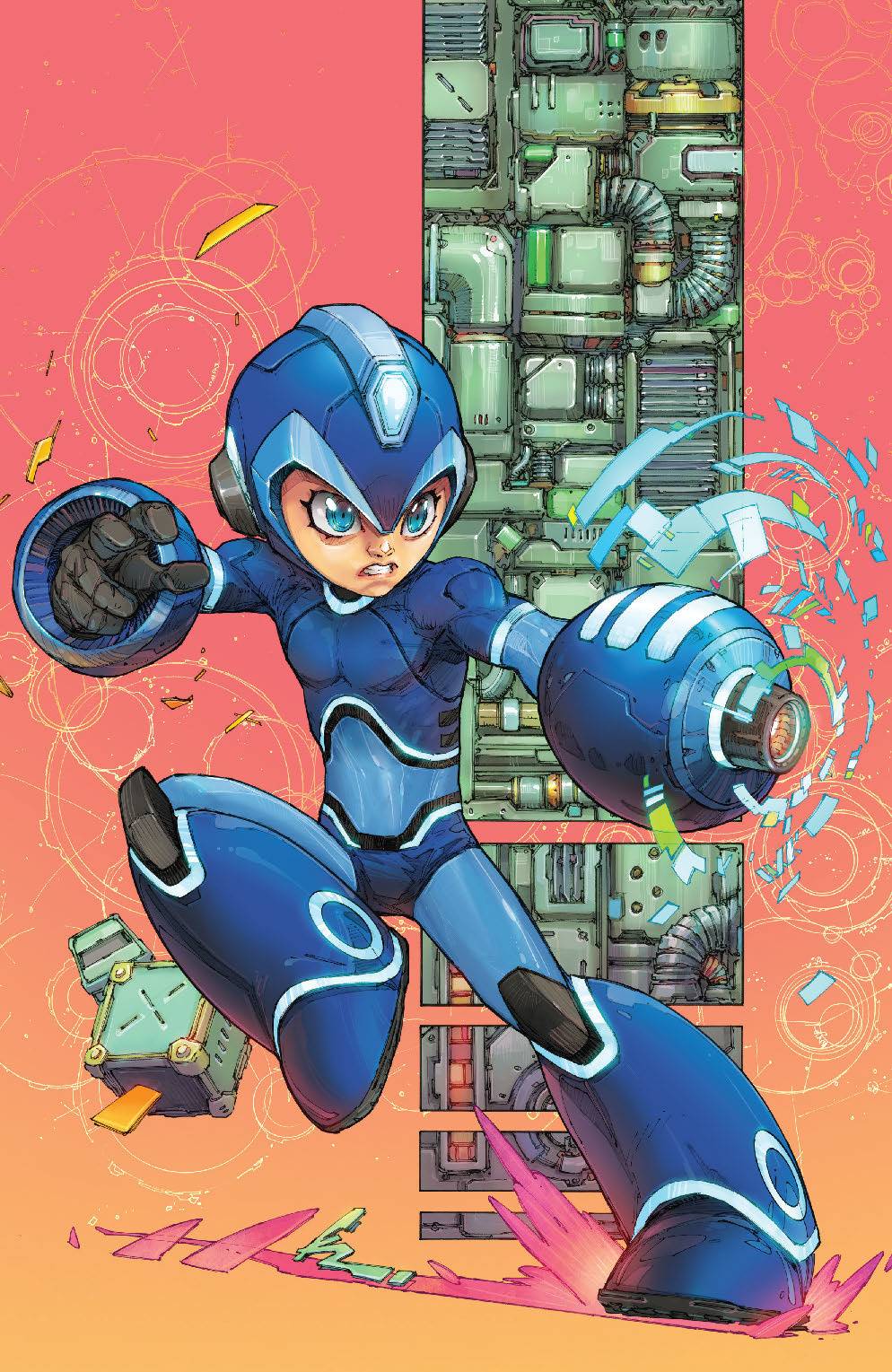 BOOM! STUDIOS comic book MEGA MAN FULLY CHARGED #2 CVR C ROCAFORT VAR NM