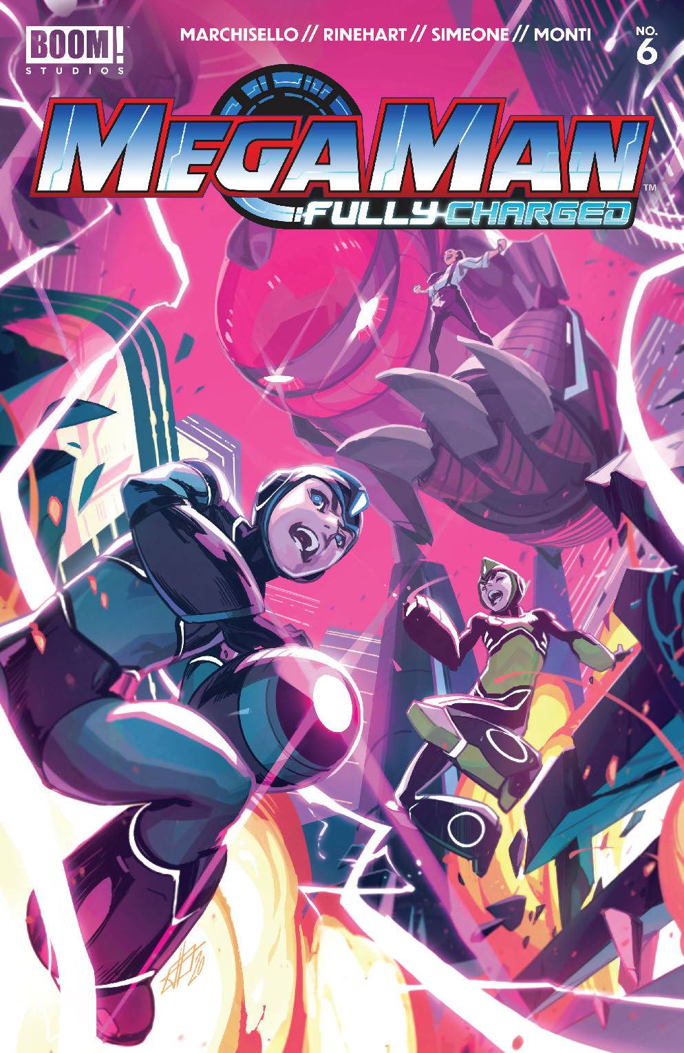 BOOM! STUDIOS COMIC BOOK MEGA MAN FULLY CHARGED #6 (OF 6) CVR A MAIN