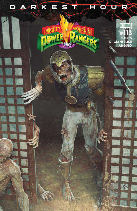 BOOM! STUDIOS COMIC BOOK Mighty Morphin Power Rangers #113 Cover B Dark Grid Variant Barend