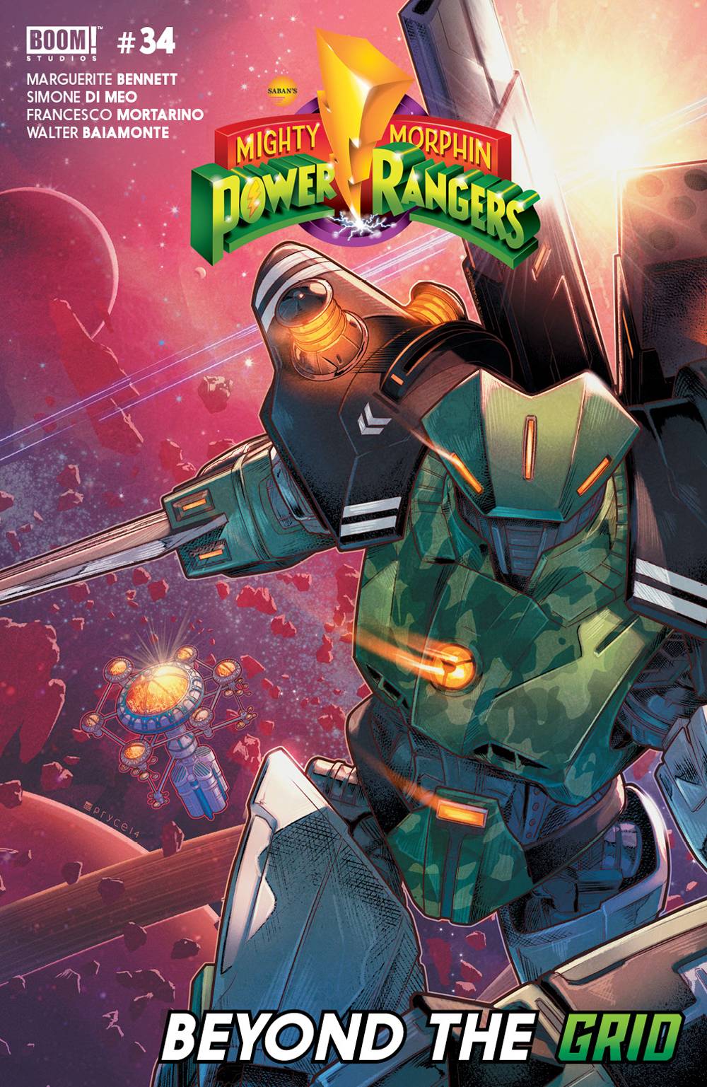 BOOM! STUDIOS COMIC BOOK MIGHTY MORPHIN POWER RANGERS #34 MAIN
