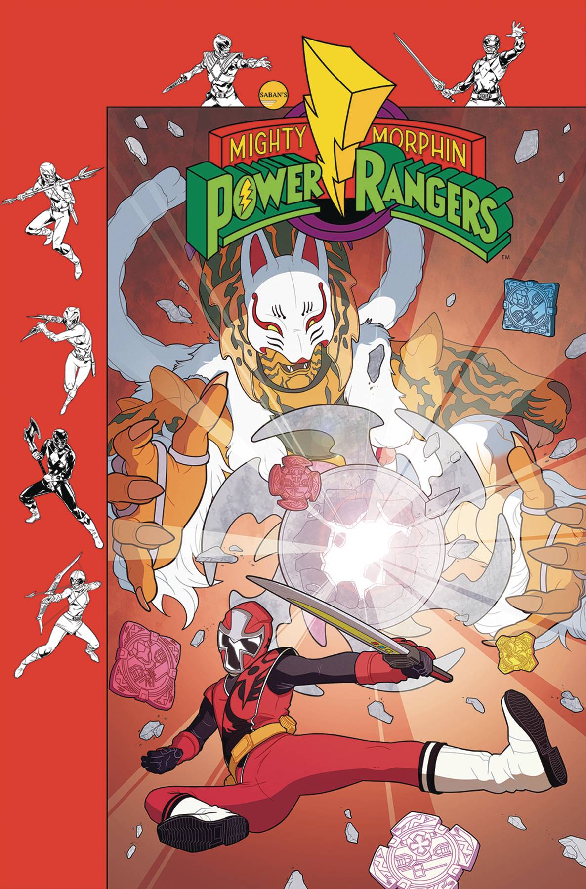 BOOM! STUDIOS COMIC BOOK MIGHTY MORPHIN POWER RANGERS #36 PREORDER MURPHY VAR SG (C: