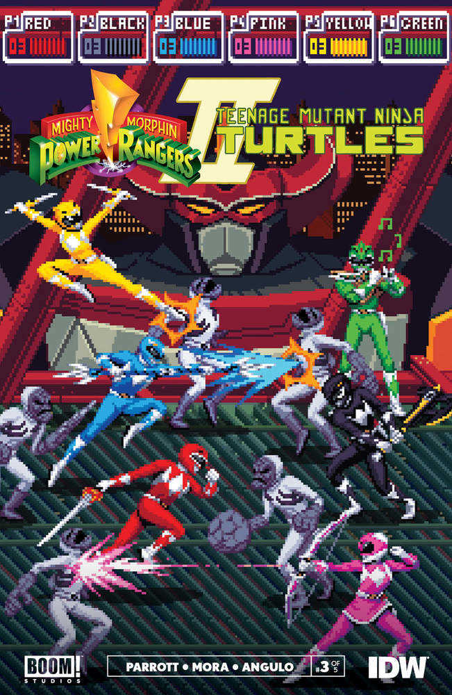 BOOM! STUDIOS COMIC BOOK Mmpr Teenage Mutant Ninja Turtles II #3 (Of 5) Cover C Mmpr Variant Sanches