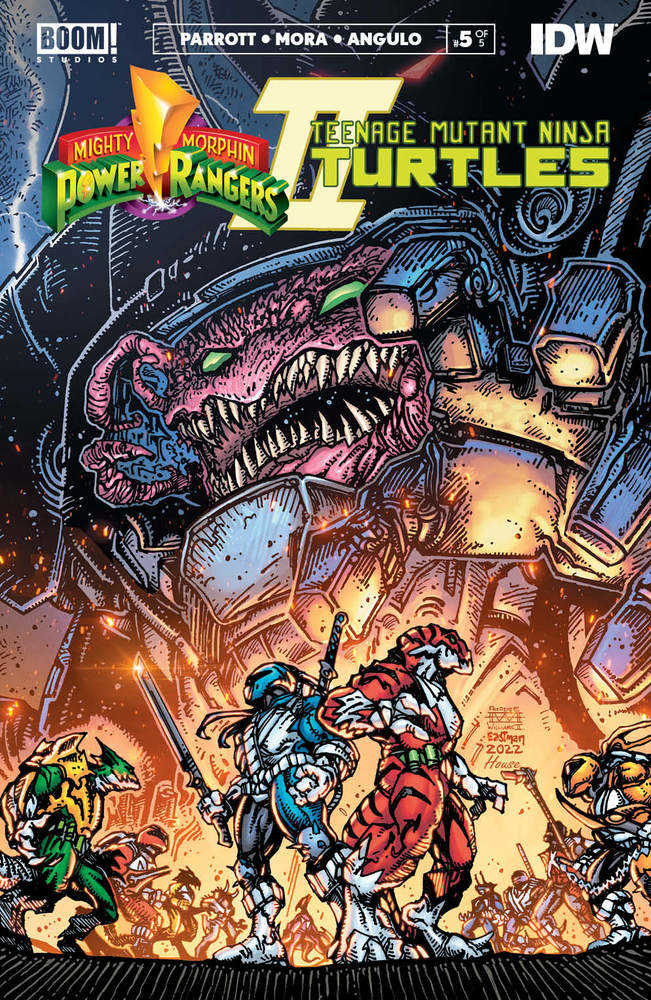 BOOM! STUDIOS COMIC BOOK Mmpr Teenage Mutant Ninja Turtles II #5 (Of 5) Cover B Eastman & Williams II