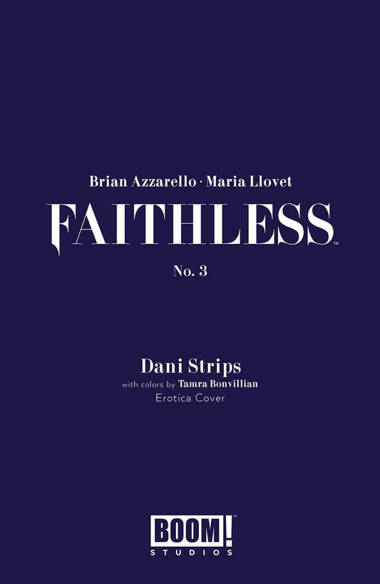 BOOM! STUDIOS COMIC BOOK NM FAITHLESS #3 (OF 5) PREORDER STRIPS VAR (MR)