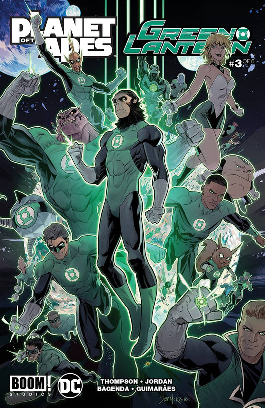 BOOM! STUDIOS COMIC BOOK PLANET OF APES GREEN LANTERN #3 MAIN CVR