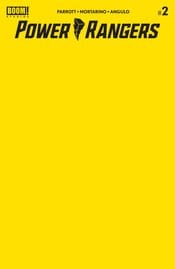 BOOM! STUDIOS COMIC BOOK POWER RANGERS #2 CVR C YELLOW BLANK SKETCH VF+