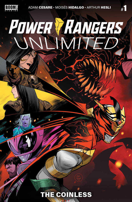 BOOM! STUDIOS COMIC BOOK Power Rangers Unlimited Coinless #1 Cover A Mora