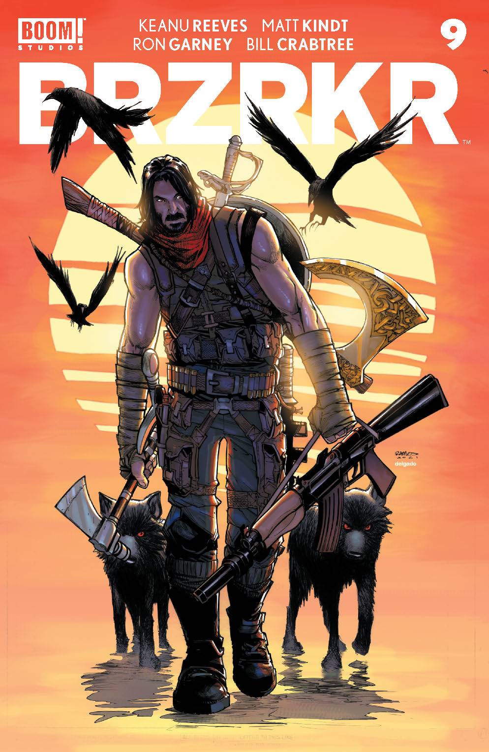 BOOM! STUDIOS COMIC BOOK VF/NM BRZRKR (BERZERKER) #9 (OF 12) CVR E 10 COPY INCV RAMOS (MR)