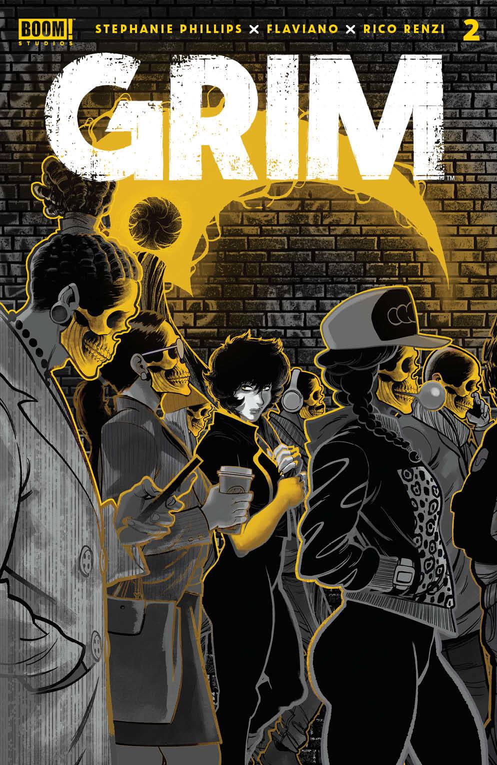BOOM! STUDIOS COMIC BOOK VF/NM GRIM #2 3RD PTG FLAVIANO