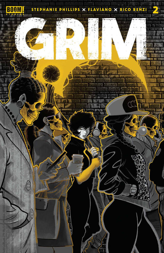 BOOM! STUDIOS COMIC BOOK VF/NM GRIM #2 3RD PTG FLAVIANO