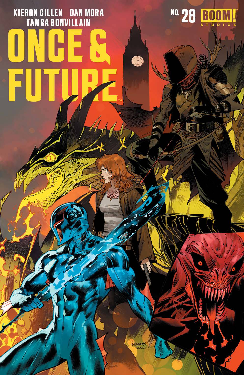 BOOM! STUDIOS COMIC BOOK VF/NM ONCE & FUTURE #28 CVR A CONNECTING MORA
