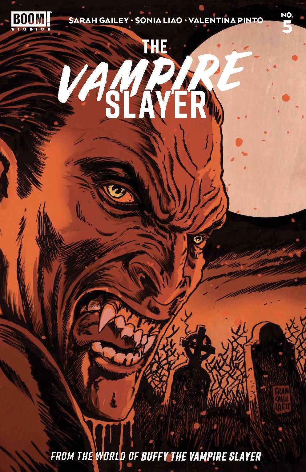 BOOM! STUDIOS COMIC BOOK VF/NM VAMPIRE SLAYER (BUFFY) #5 CVR B BLOOD RED VARIANT FRANCAVILLA