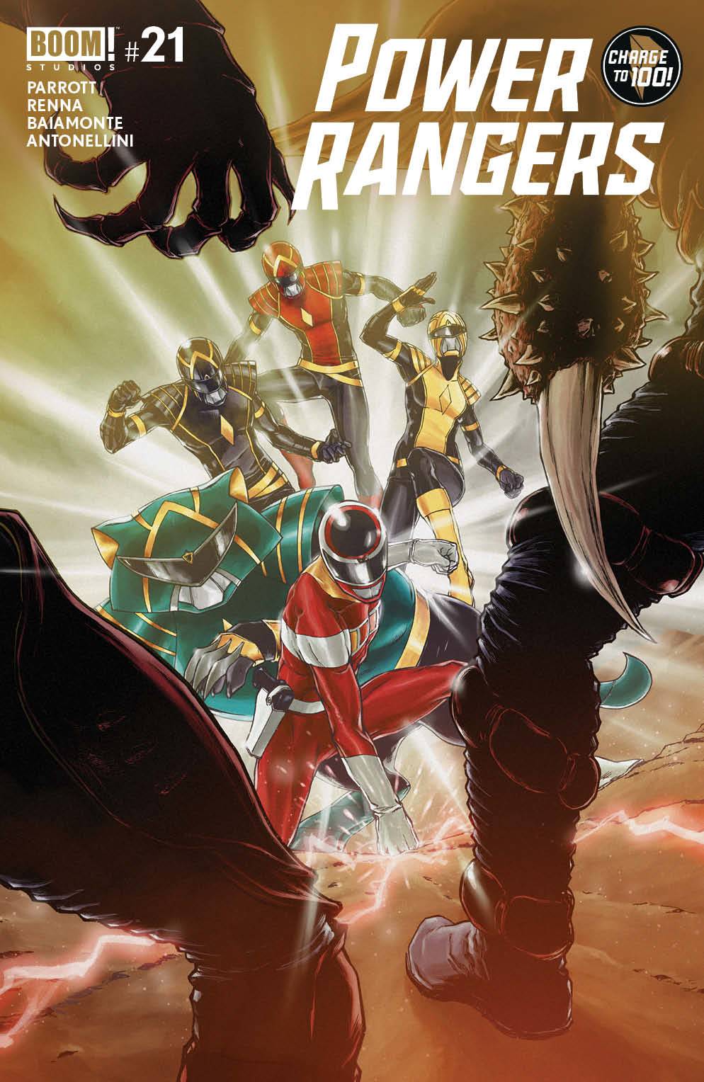 BOOM! STUDIOS COMIC BOOK VF POWER RANGERS #21 CVR A MARTINEZ