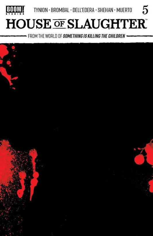 BOOM! STUDIOS Comics House Of Slaughter #5 Cover C Blank Sketch Variant
