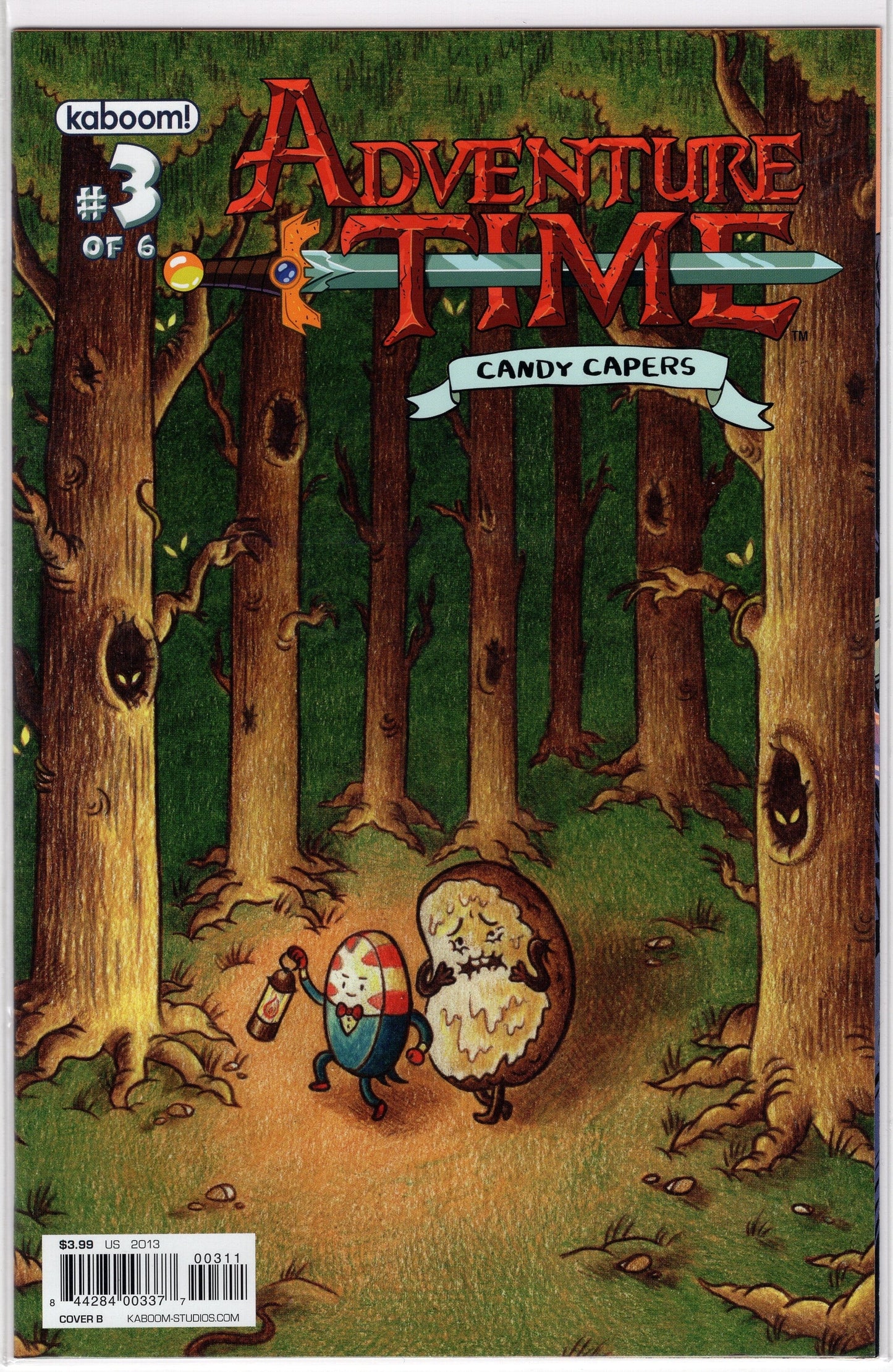 BOOM! STUDIOS Comics VF+ ADVENTURE TIME CANDY CAPERS #3 (OF 6) COVER B