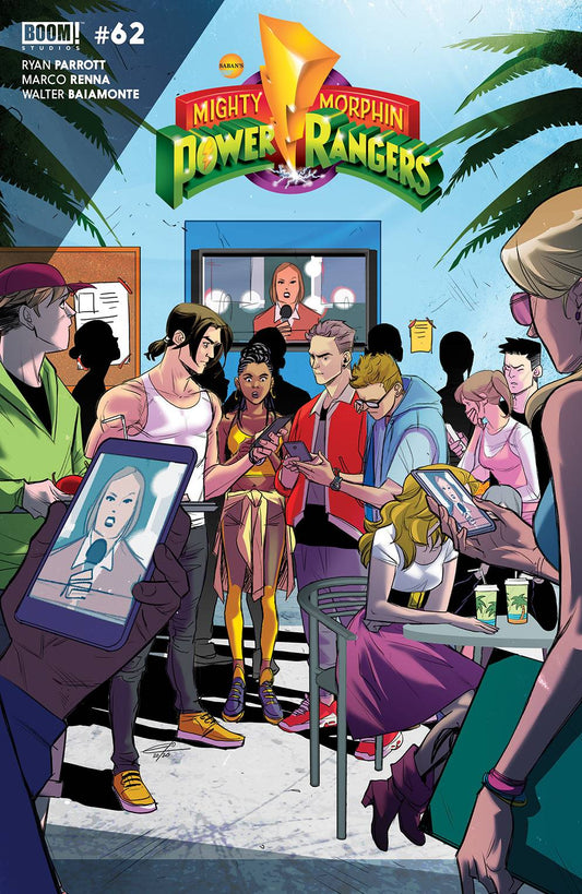BOOM! STUDIOS Comics VF MIGHTY MORPHIN #4 CVR B LEGACY CARLINIE VAR