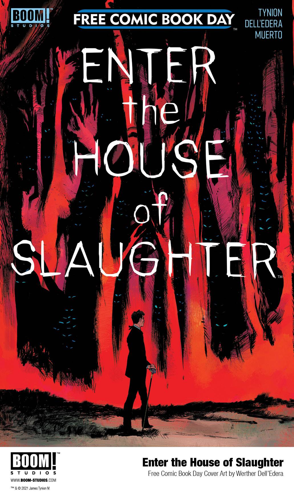 BOOM! STUDIOS Retailer Sales Tools VF+ FCBD 2021 ENTER THE SLAUGHTER
