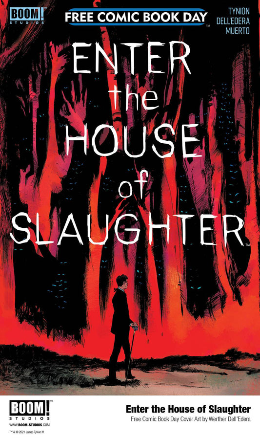 BOOM! STUDIOS Retailer Sales Tools VF+ FCBD 2021 ENTER THE SLAUGHTER