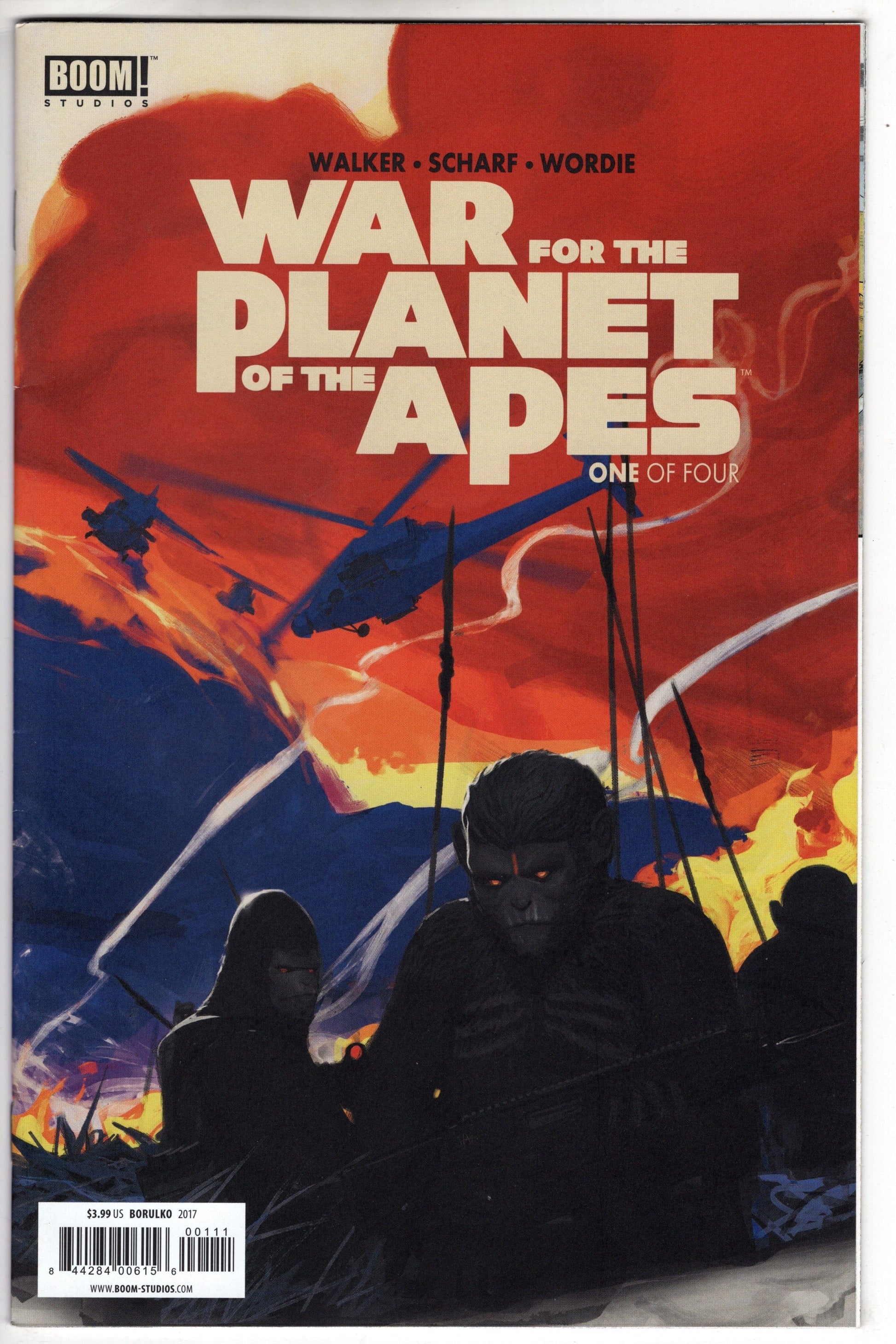 BOOM! STUDIOS VF/NM WAR FOR PLANET OF THE APES #1 (OF 4)