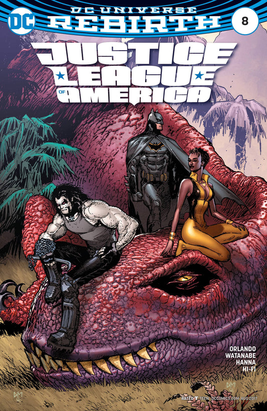 COMIC BOOK DC COMICS JUSTICE LEAGUE OF AMERICA #8 VAR ED